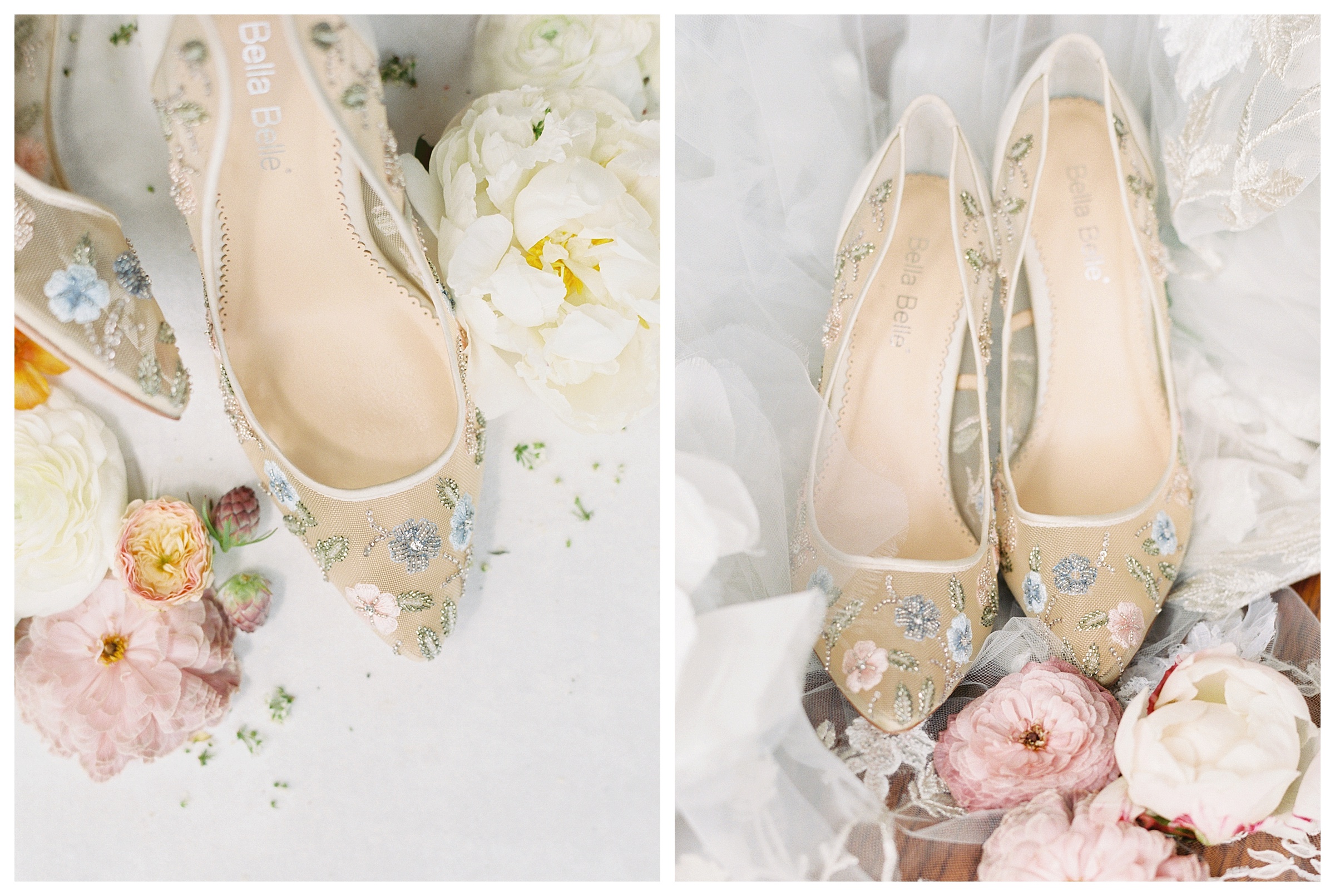 Bella Belle Floral Wedding Shoes